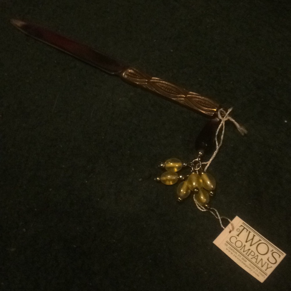 Decorative Beaded Letter Opener *Must See*